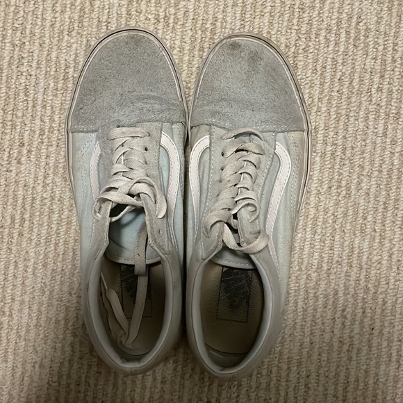 Baby Blue suede old school vans - Picture 2 of 6